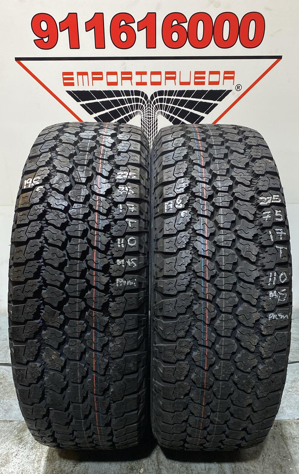 GOODYEAR WRANGLER USADO PREMIUM M+S 225/75 R17 110 T